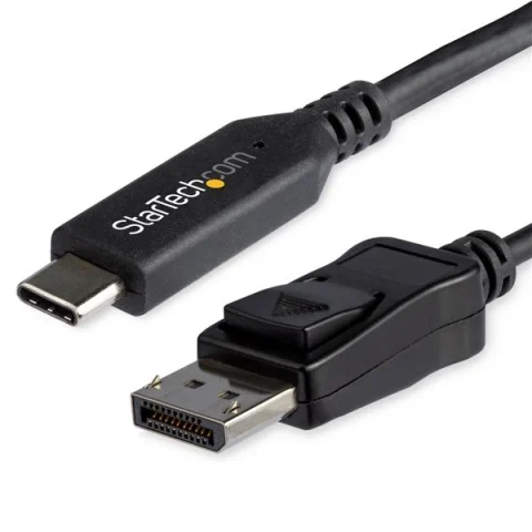 StarTech.com 6ft (1.8m) USB C to DisplayPort 1.4 Cable - 4K/5K/8K USB Type-C to DP 1.4 Alt Mode Video Adapter Converter