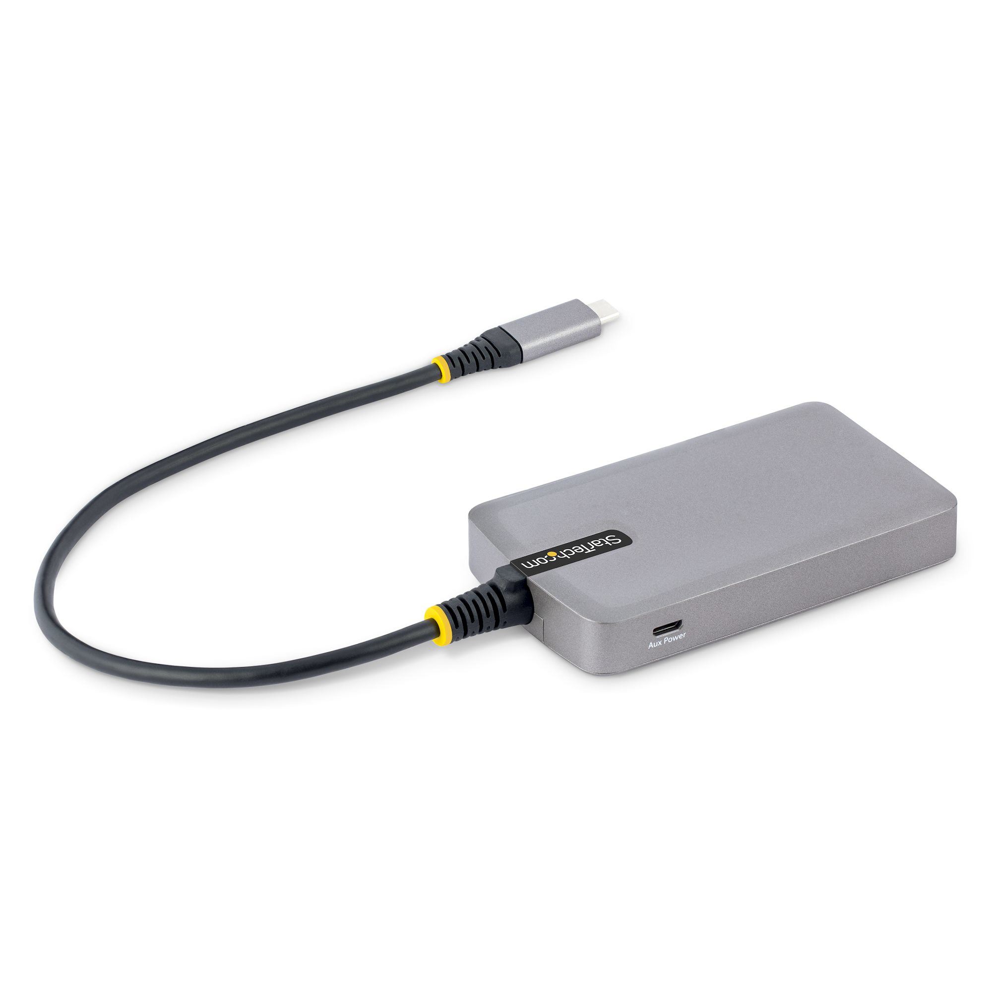 StarTech.com 4-Port USB-C Hub - 5Gbps - Bus Powered - USB C to 4x USB-A Hub w/ Optional Auxiliary Power Input - Portable - Image 2