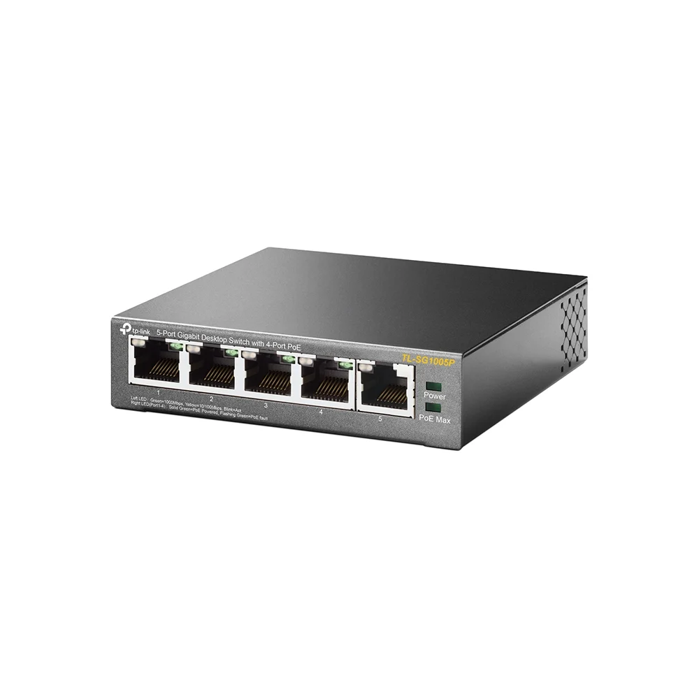 TP-Link 5-Port Gigabit Desktop PoE Switch with 4-Port - Image 3