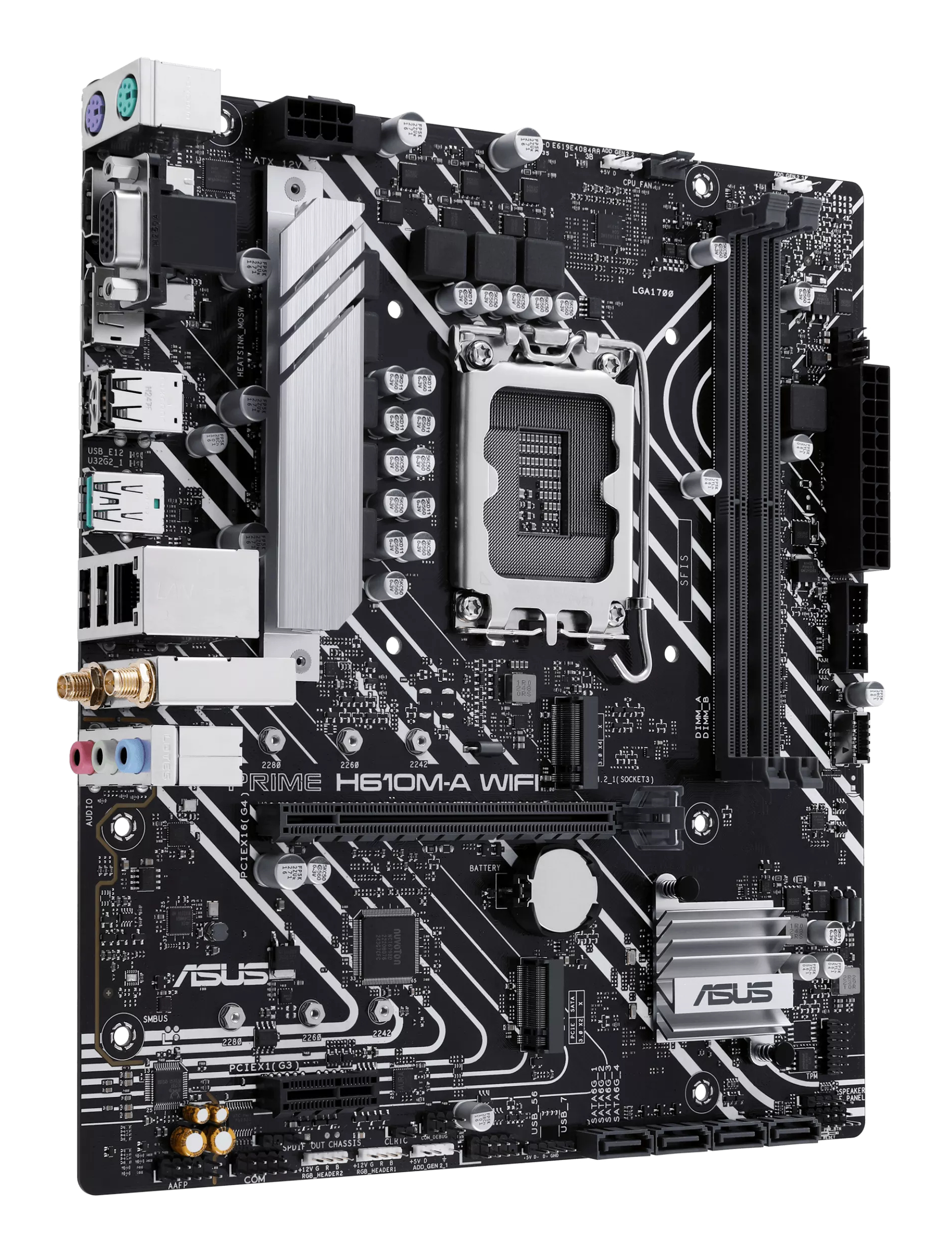 ASUS PRIME H610M-A WIFI Intel H610 LGA 1700 micro ATX - Image 3