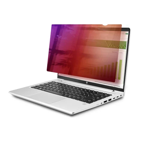 StarTech.com 14-inch 16:9 Laptop Privacy Screen, Reversible Gold Filter w/Enhanced Privacy, Computer Security Filter, Re