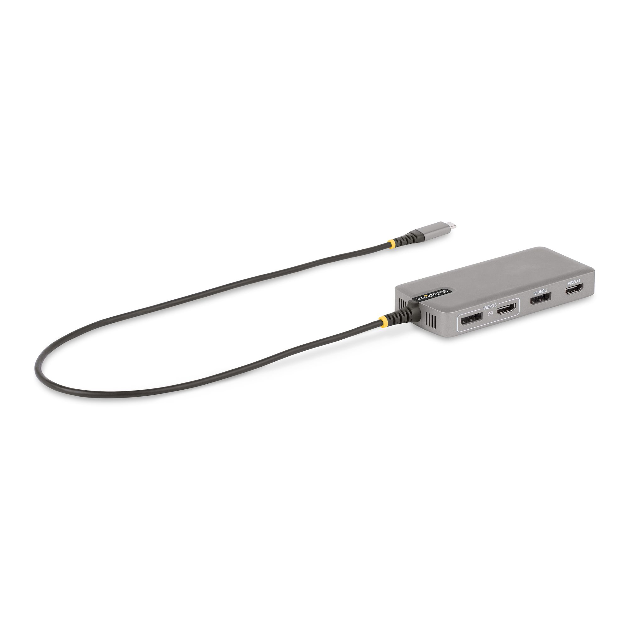 StarTech.com USB-C Triple Monitor Multiport Adapter, Dual 4K 60Hz + 4K 30Hz HDMI & DisplayPort, 3-Port USB 10Gbps Hub, 1 - Image 2