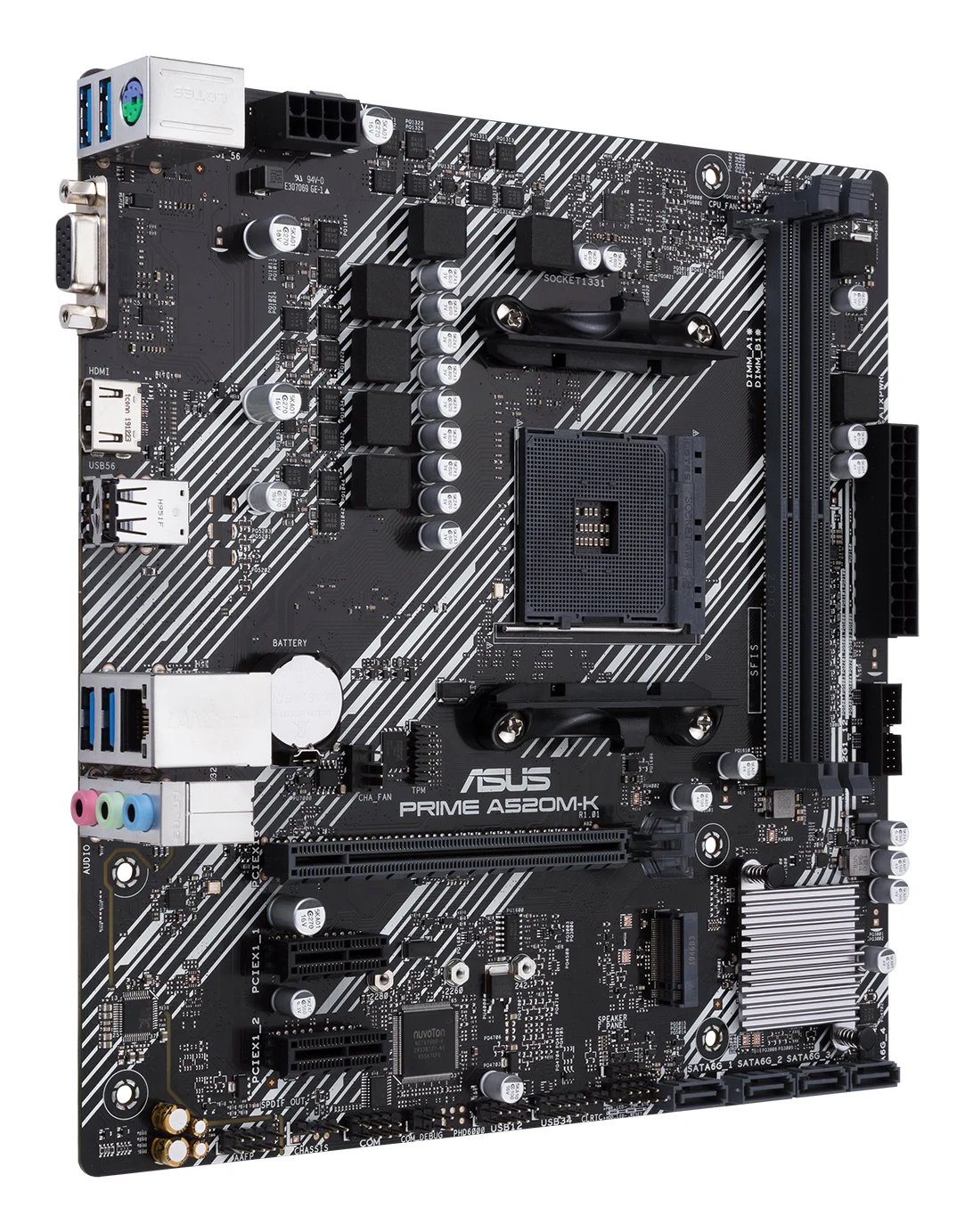 ASUS PRIME A520M-K AMD A520 Socket AM4 micro ATX - Image 3
