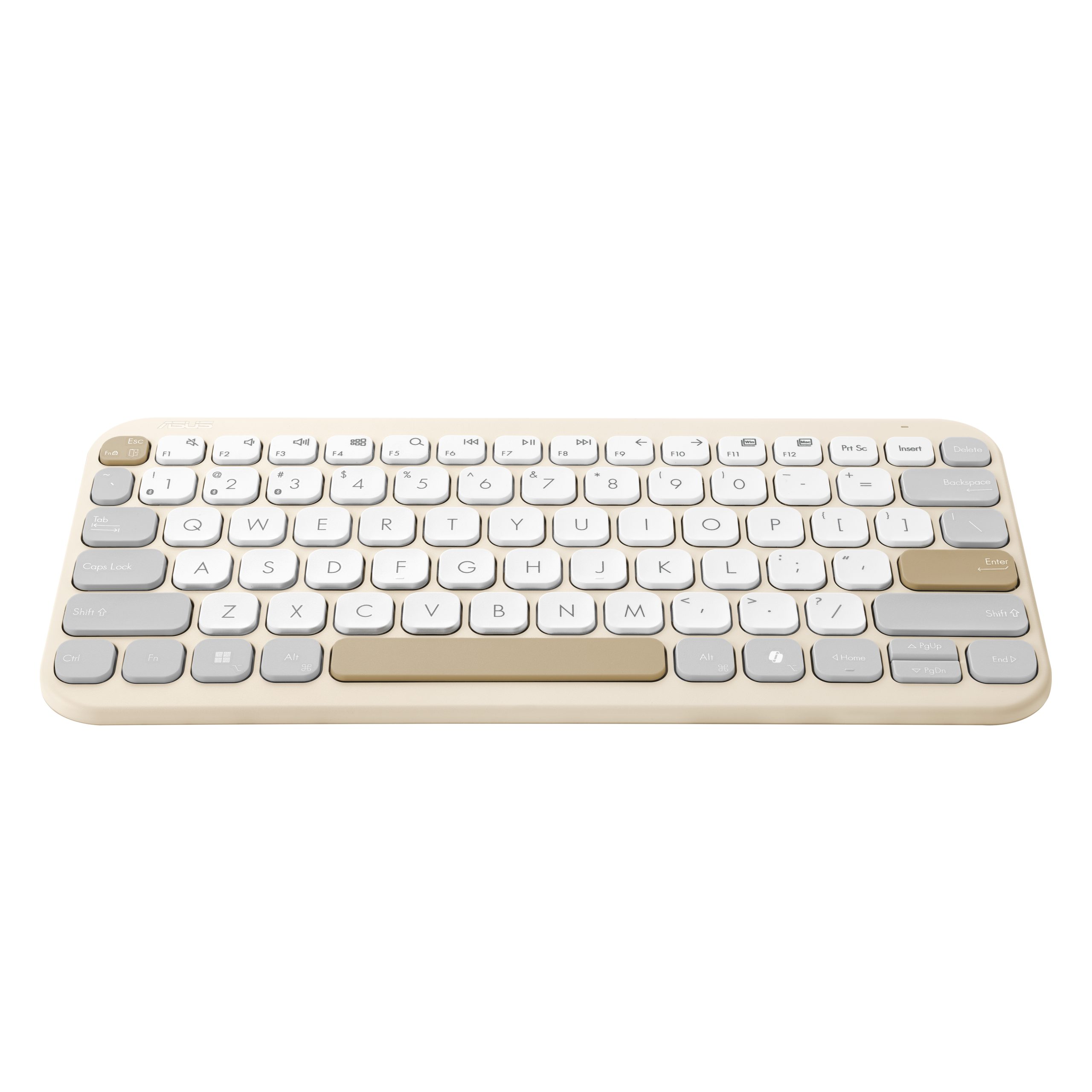 ASUS Marshmallow KW100 keyboard Home Bluetooth Beige - Image 2