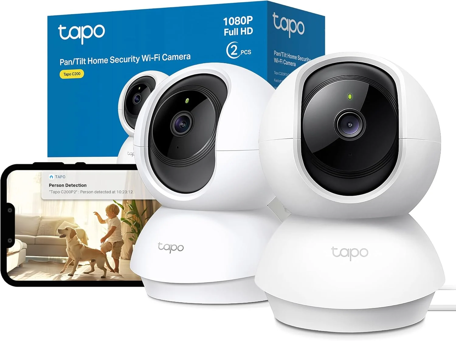 TP-Link Tapo Pan/Tilt Home Security Wi-Fi Camera - Image 3