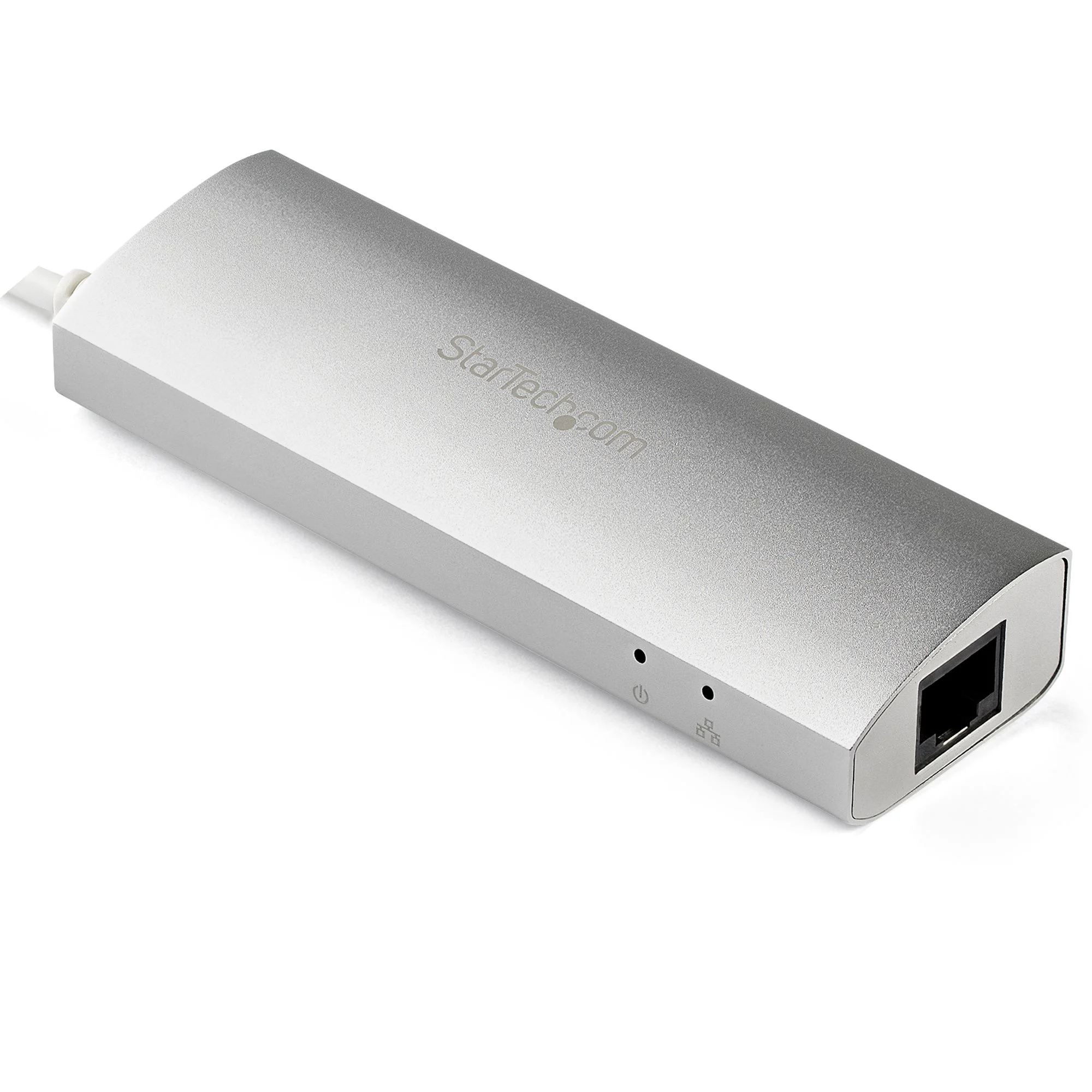 StarTech.com 3-Port USB Hub with Ethernet, USB-A Ports, Gigabit Ethernet/GbE, USB 5Gbps, Rugged Design, Bus-Powered, Por - Image 2