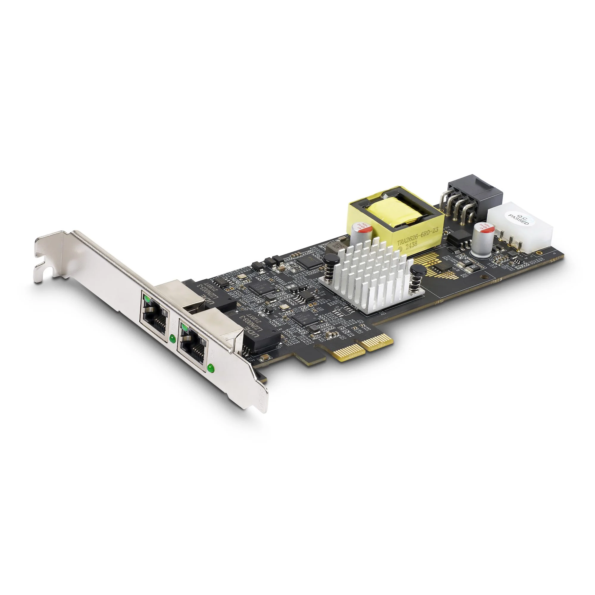 StarTech.com 2-Port 2.5Gbps NBASE-T PoE Network Card, Dual Intel I225-V, 802.3af/at PoE+ Multi-Gigabit NIC, PCI Express