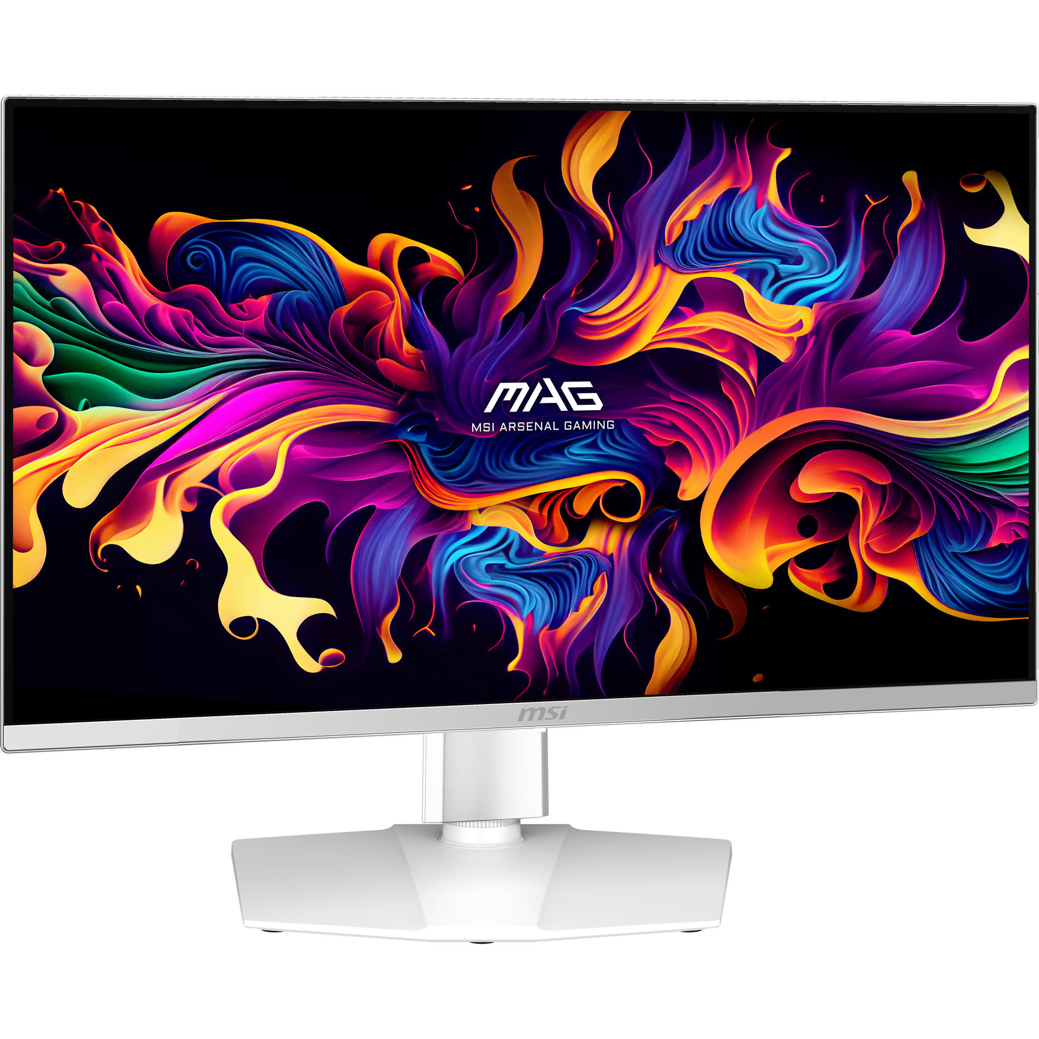 MSI MAG 272QPW QD-OLED X28 computer monitor 67.3 cm (26.5") 2560 x 1440 pixels Wide Quad HD White - Image 3
