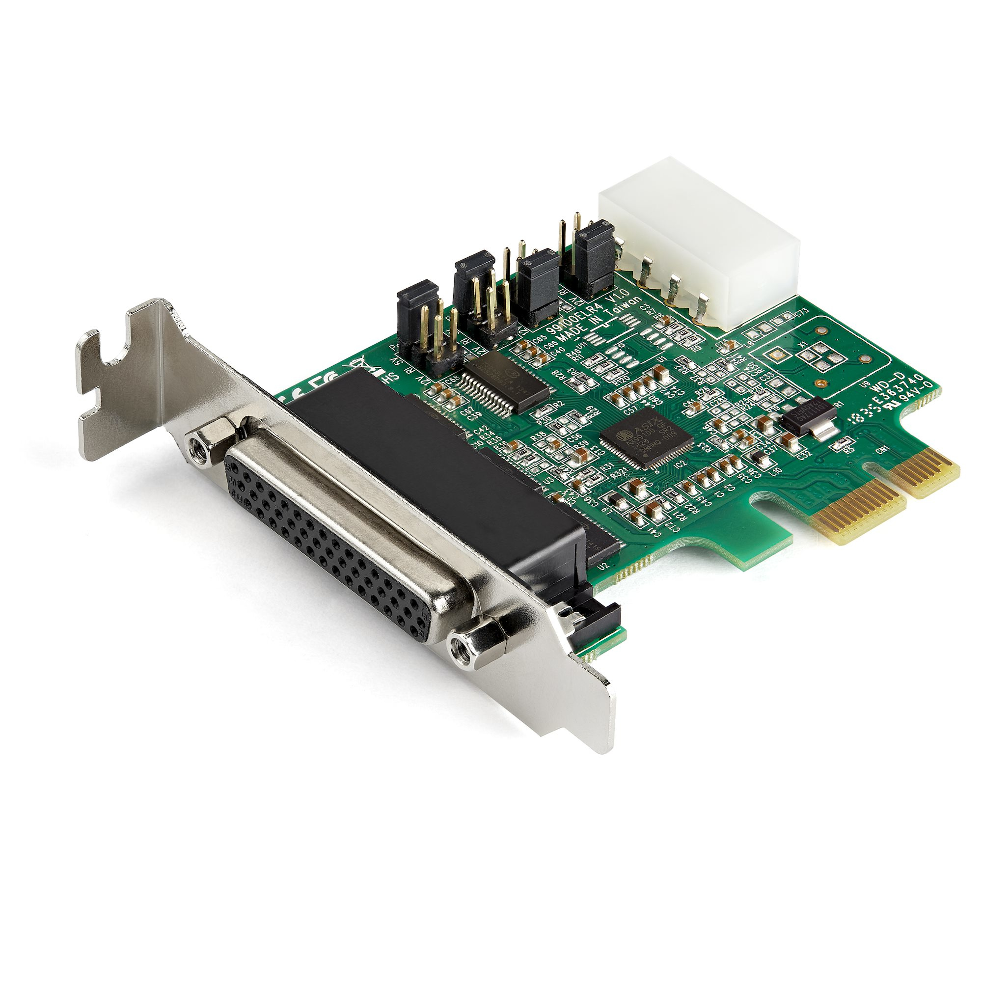 StarTech.com 4-port PCI Express RS232 Serial Adapter Card - PCIe RS232 Serial Host Controller Card - PCIe to Serial DB9 - Image 2