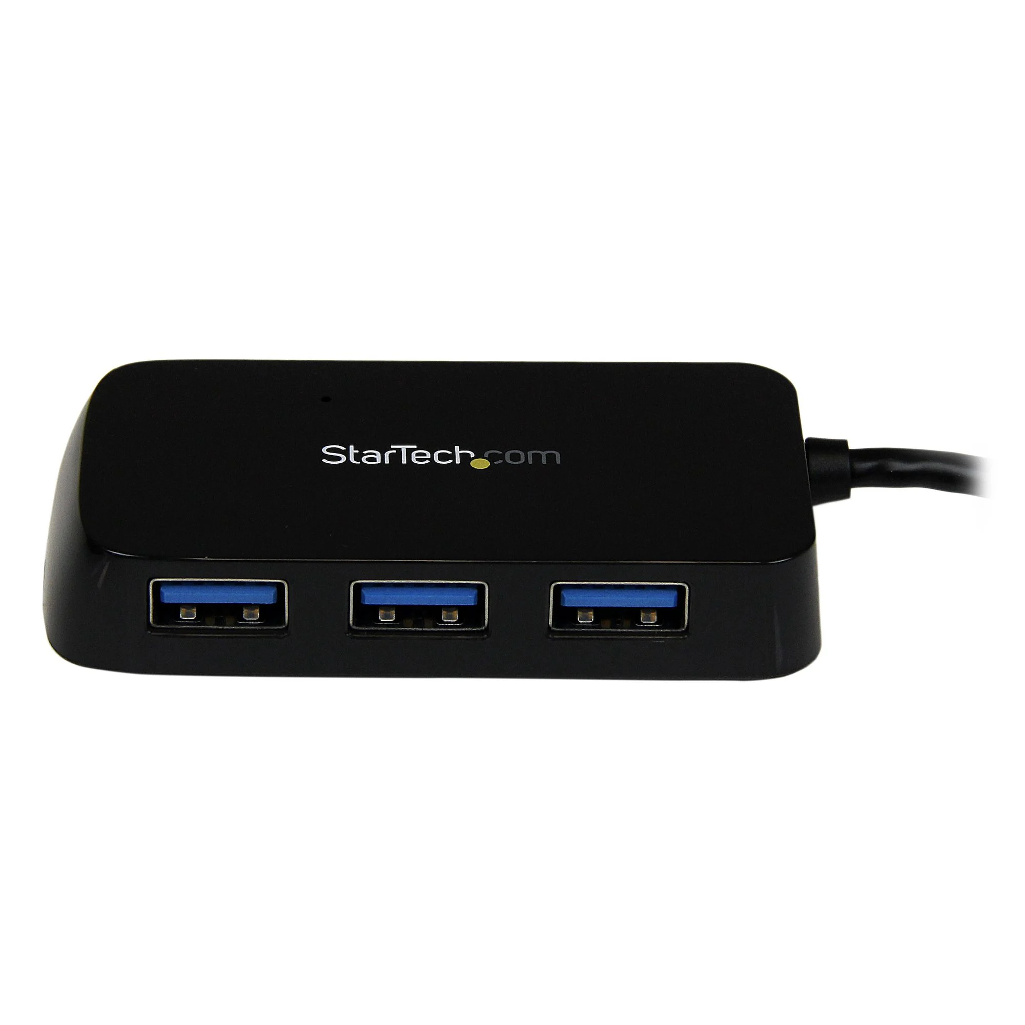 StarTech.com Portable 4 Port SuperSpeed Mini USB 3.0 Hub - 5Gbps - Black - TAA - Image 2