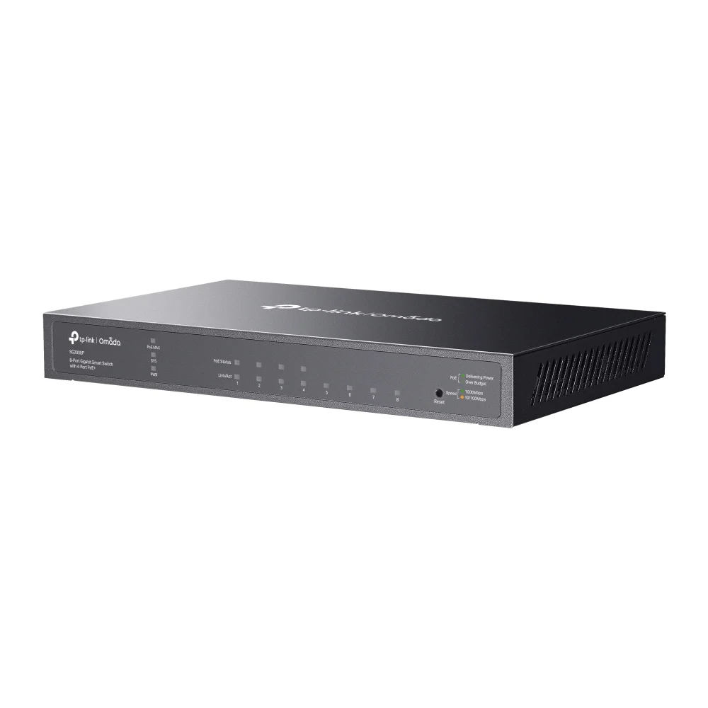 TP-Link Omada 8-Port Gigabit Smart Switch with 4-Port PoE+ - Image 3