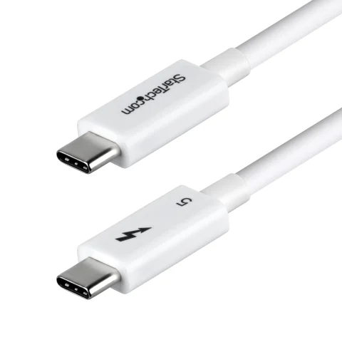 StarTech.com 2.6ft (80cm) Thunderbolt 5 Cable, 80Gbps/Up to 120Gbps, 240W PD, 8K 60Hz, Certified Thunderbolt Cable, Comp