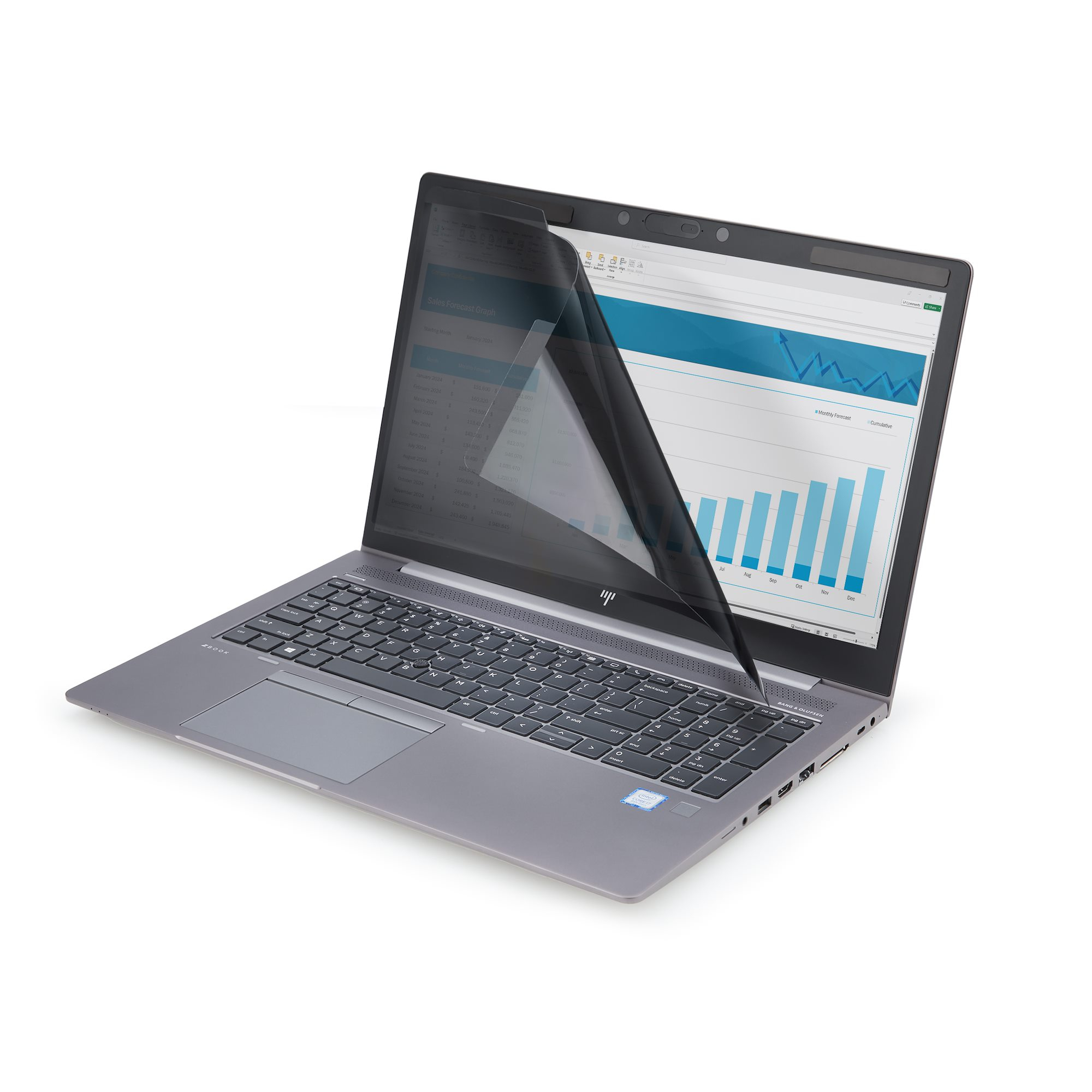 StarTech.com Magnetic Privacy Screen For 14-Inch 16:9 Laptop, Reversible Filter, Computer Screen Protector, View Angle 6 - Image 3