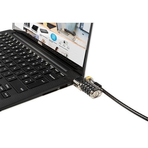 DELL 461-AAEU cable lock Black, Stainless steel 1.8 m - Image 3