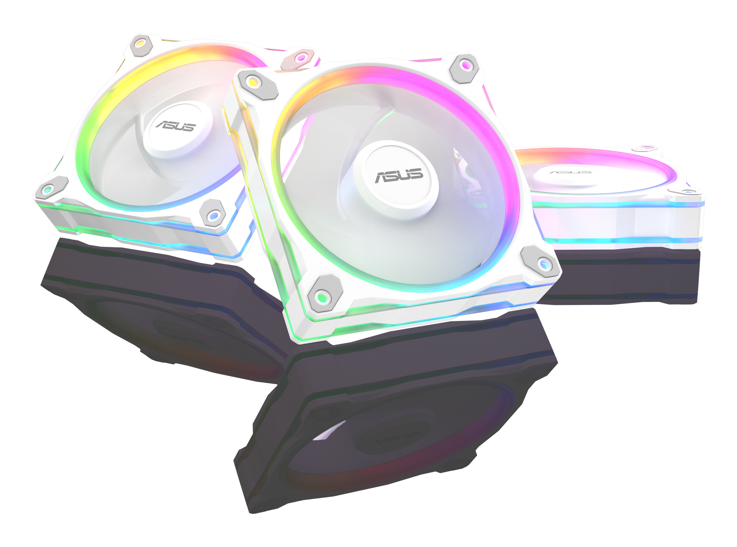 ASUS Prime MR120 Fan ARGB Reverse White 3in1 Computer case 12 cm 3 pc(s) - Image 2
