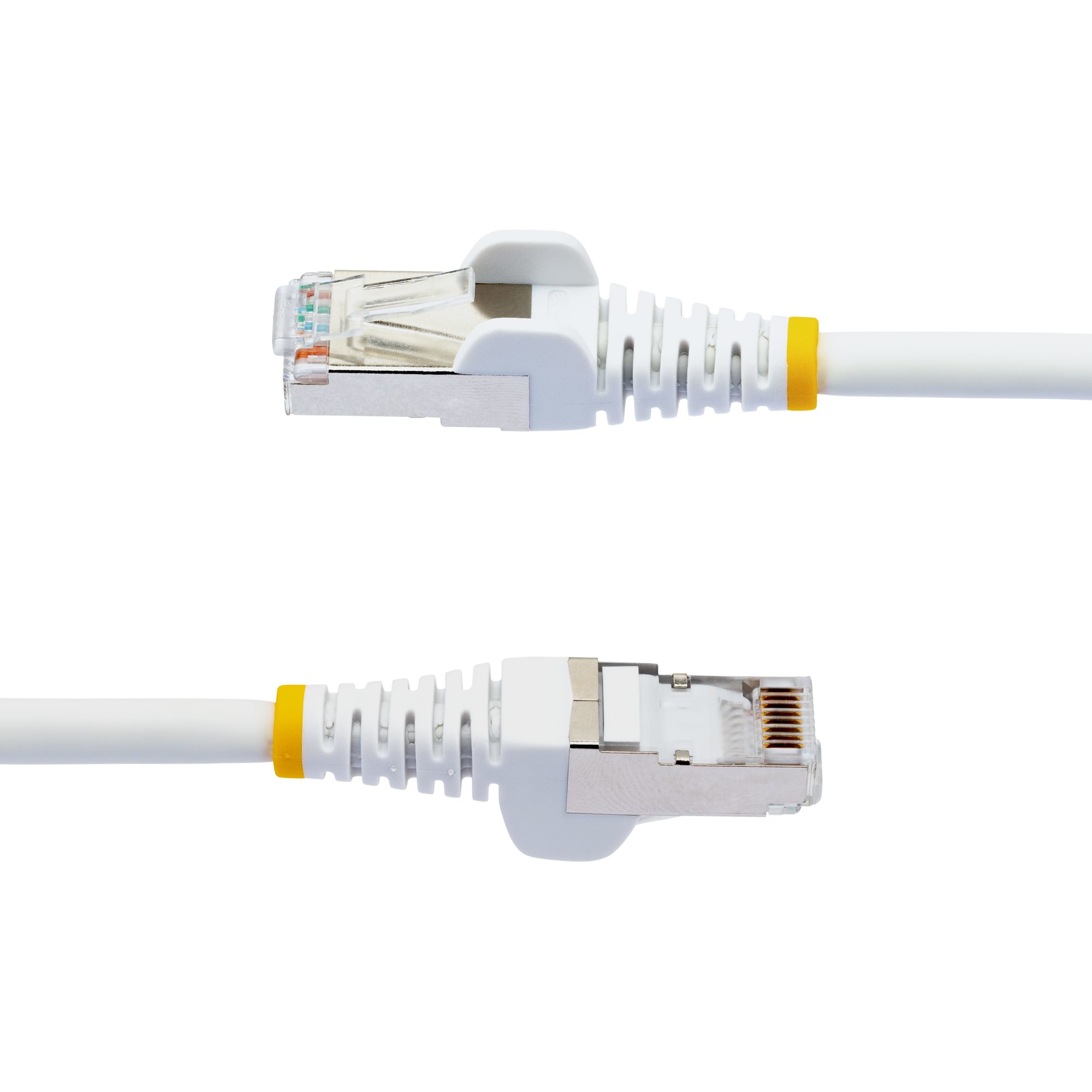 StarTech.com 10m CAT6a Ethernet Cable - White - Low Smoke Zero Halogen (LSZH) - 10GbE 500MHz 100W PoE++ Snagless RJ-45 w - Image 3