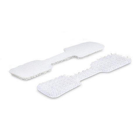 StarTech.com 3.5in (9cm) Cable Labels, 100 Pack, White, Hook-to-Hook Fastener Cable Tags, Write-On Cord Labels for Cable