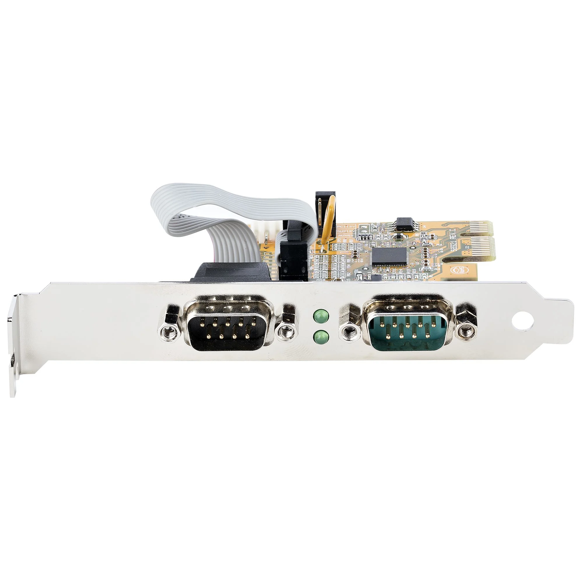 StarTech.com 2-Port PCI Express Serial Card, Dual Port PCIe to RS232 (DB9) Serial Card, 16C1050 UART, Standard or Low Pr - Image 3