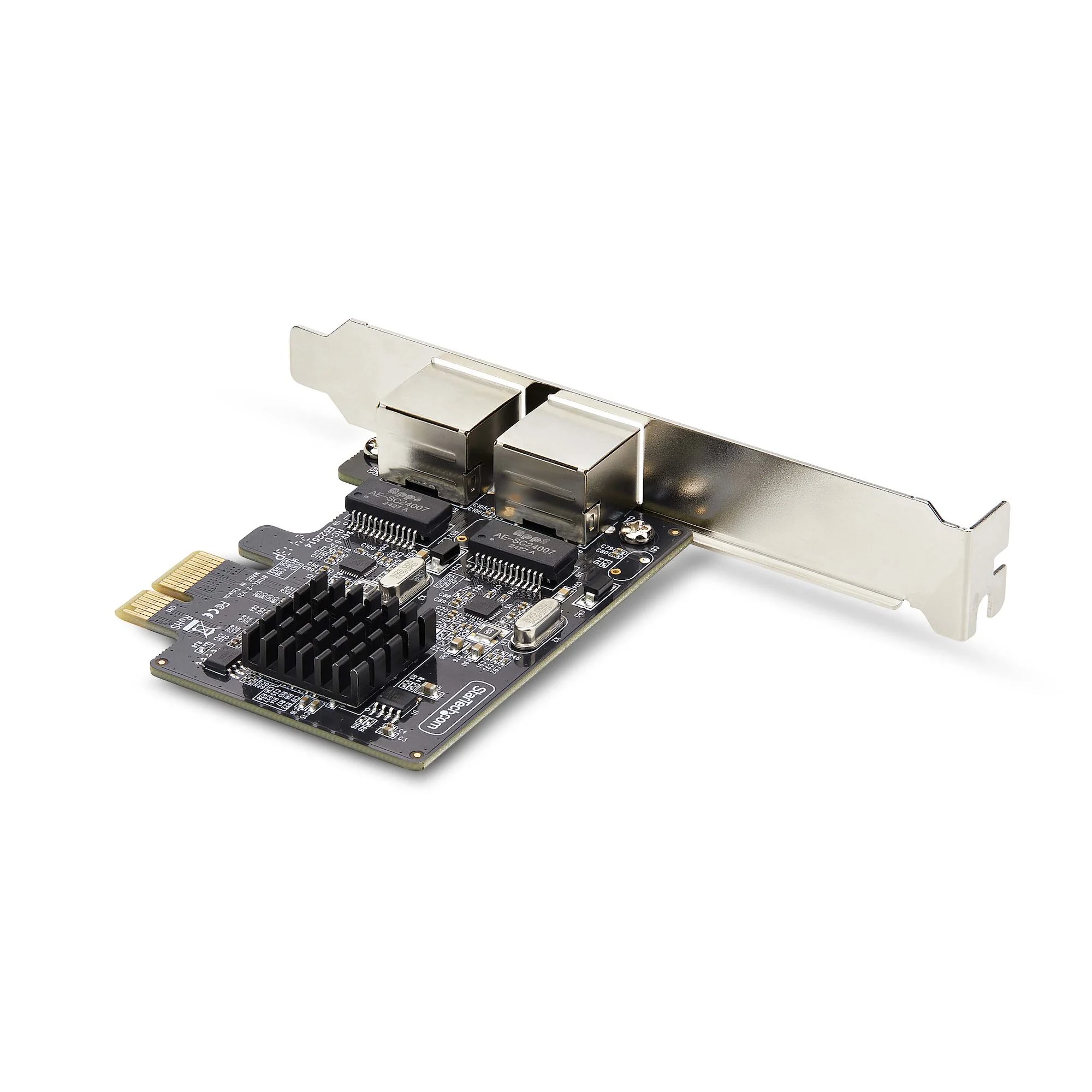 StarTech.com 2-Port Gigabit PCIe Network Adapter Card, 10/100/1000Mbps PCI Express NIC, Dual Realtek RTL8111H, Works wit - Image 2