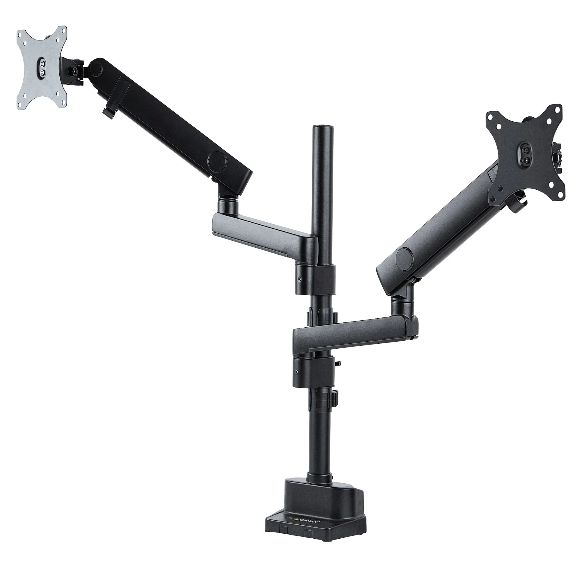 StarTech.com Desk Mount Dual Monitor Arm, Full Motion Monitor Mount for 2x VESA Displays up to 32" (17.6lb/8kg), Height