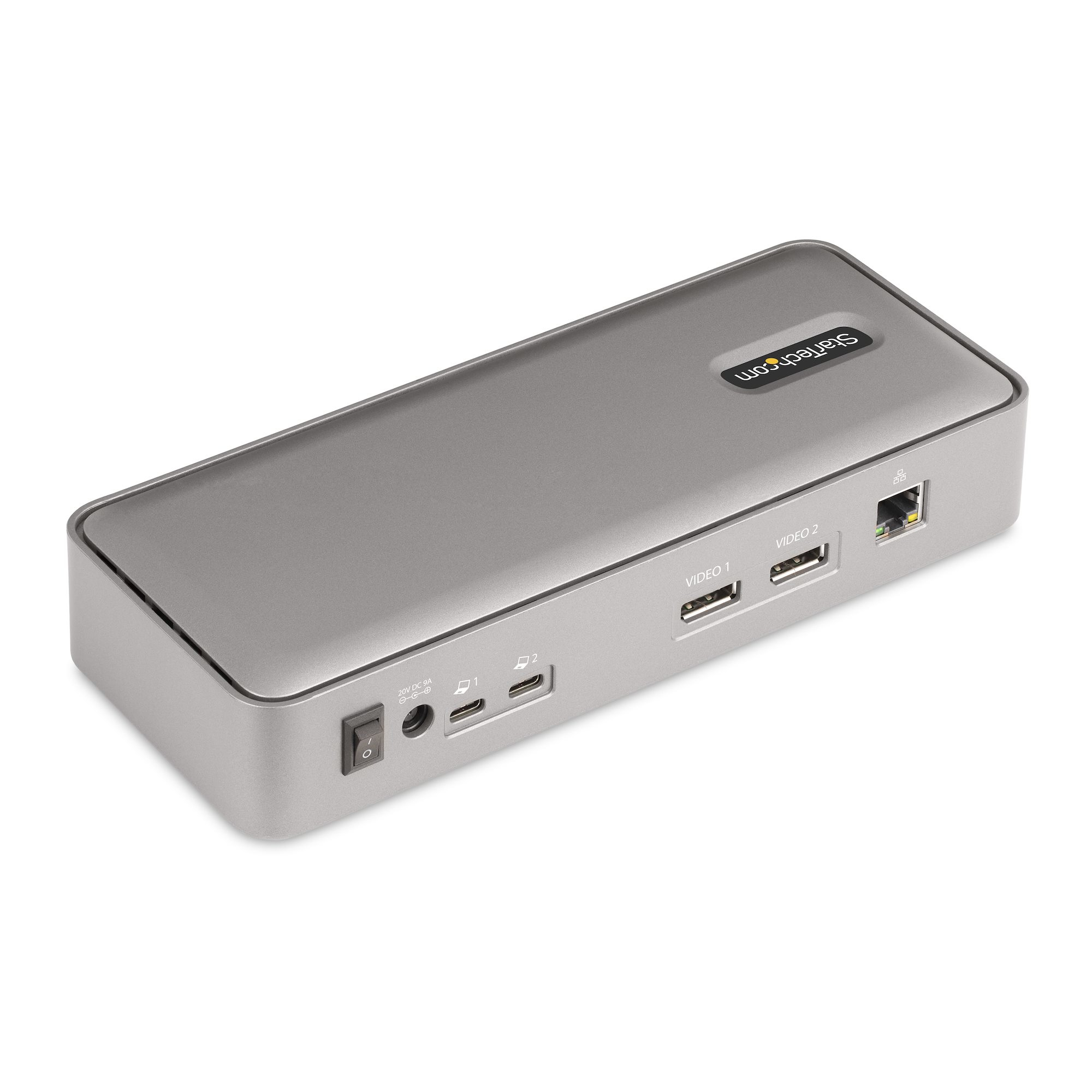 StarTech.com Dual-Laptop USB-C KVM Docking Station, Dual Monitor 4K 60Hz DisplayPort Dock, 5-Port USB Hub, GbE, 90W/45W - Image 2