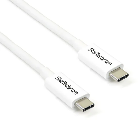 StarTech.com 6.6ft (2m) Thunderbolt 3 Cable, 20Gbps, 100W PD, 4K, Thunderbolt Certified, Compatible with Thunderbolt 4/U