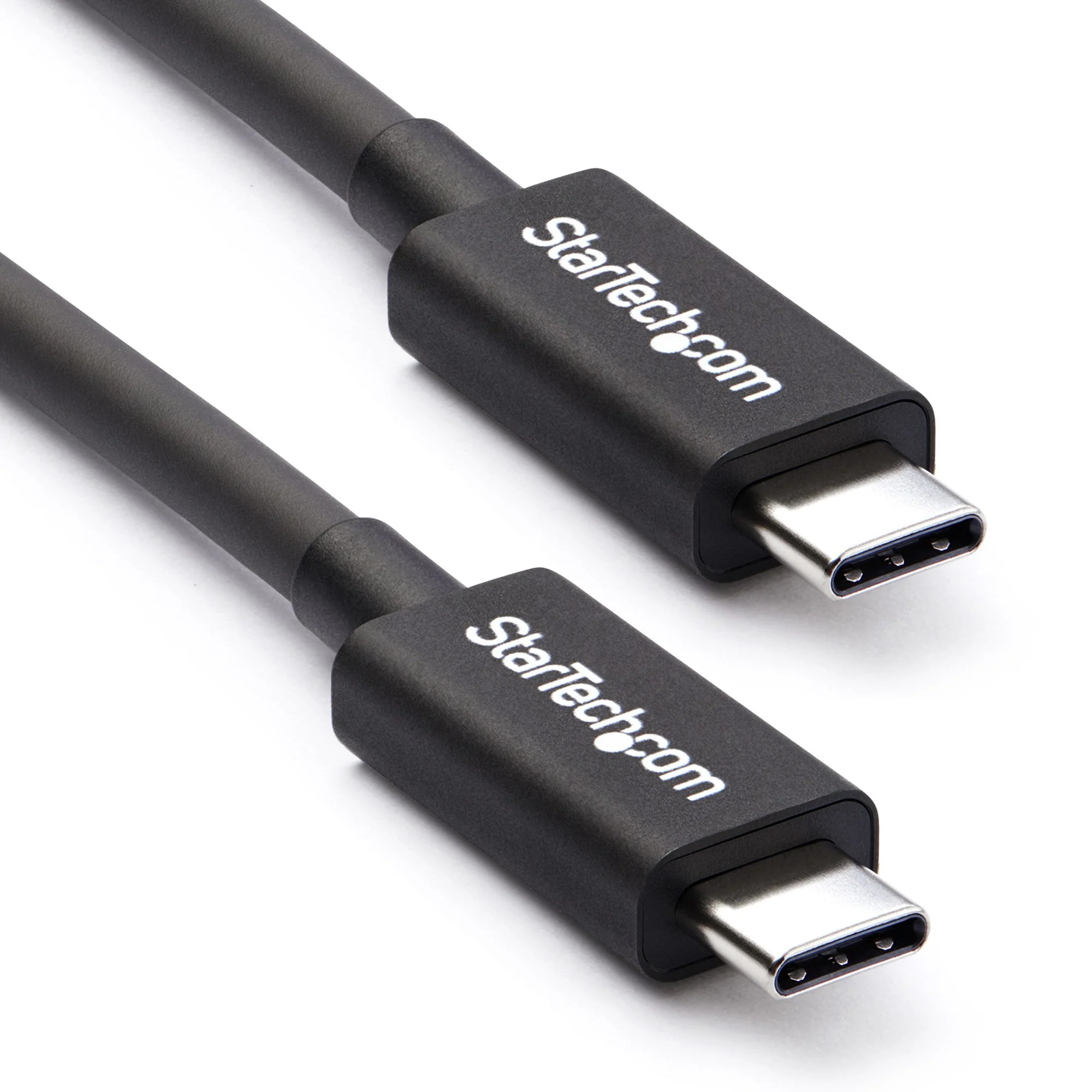 StarTech.com 2m (6.6ft) Thunderbolt 3 Cable, 20Gbps, 100W PD, 4K, Thunderbolt Certified, Compatible with Thunderbolt 4/U