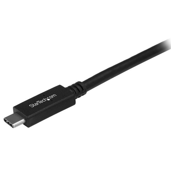 StarTech.com 1.6ft (50cm) USB-C Cable, USB 10Gbps, 60W (3A) Power Delivery, 8K 60Hz / 4K 144Hz DP Alt Mode - Thunderbolt - Image 3