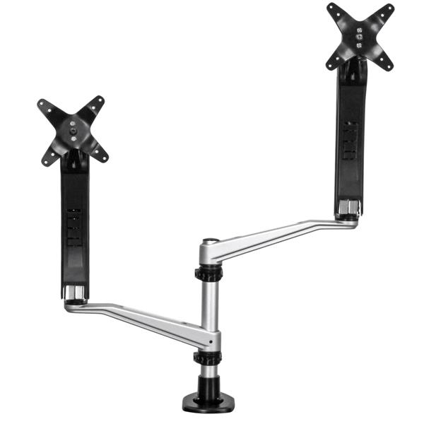 StarTech.com Desk-Mount Dual Monitor Arm - Full Motion Articulating - Premium - For up to 30" (19.8lb/9kg) Displays - TA - Image 2