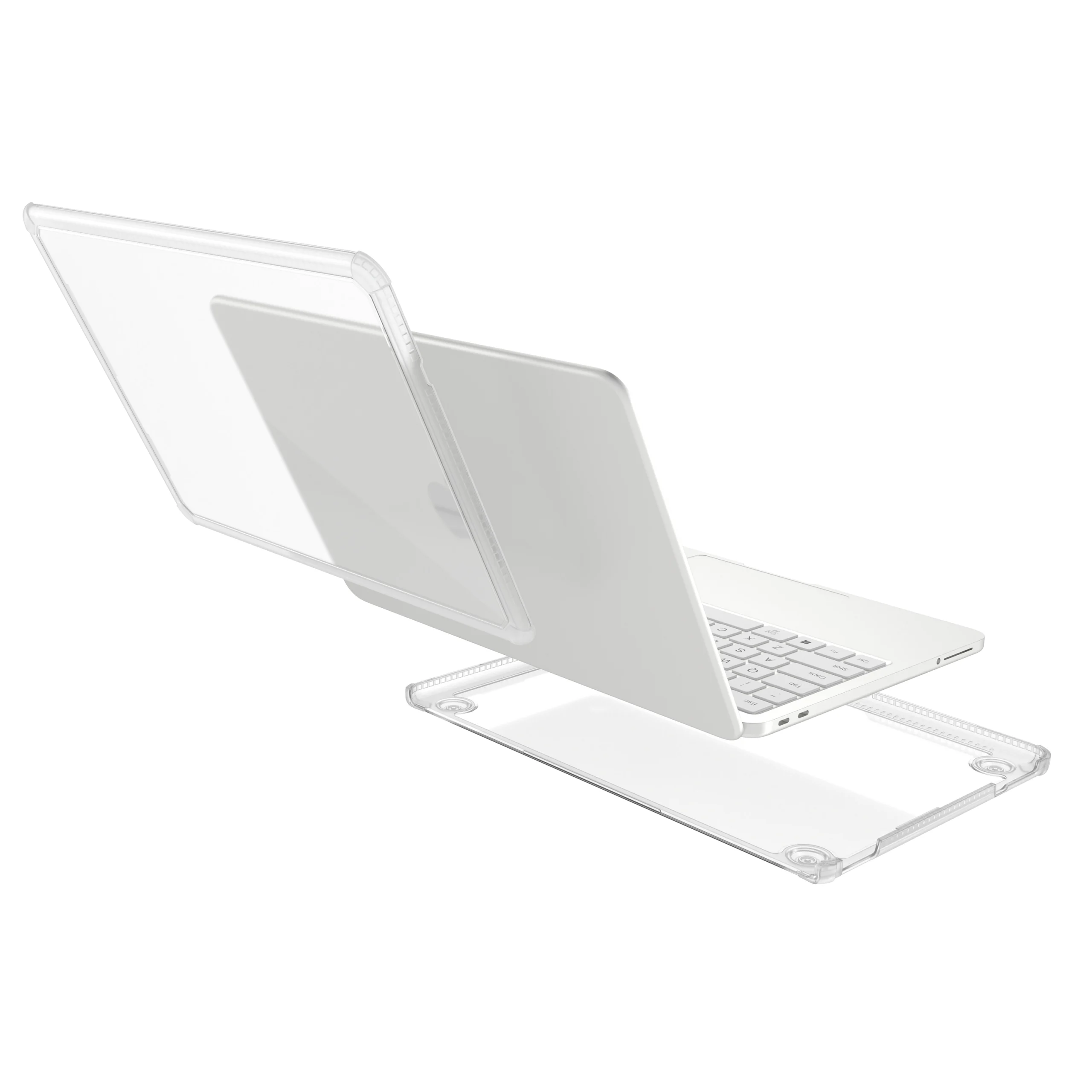 Techair TAMHS003 Protective Hard Shell case for Macbook Neo 2026, clear - Image 2