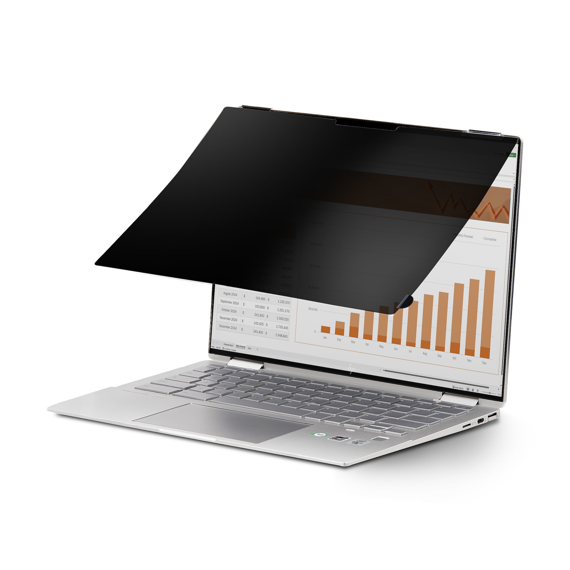 StarTech.com 14-inch 16:9 Flip-Over Privacy Screen with Touch, Anti-Glare Privacy Filter, Laptop Monitor Screen Protecto - Image 3