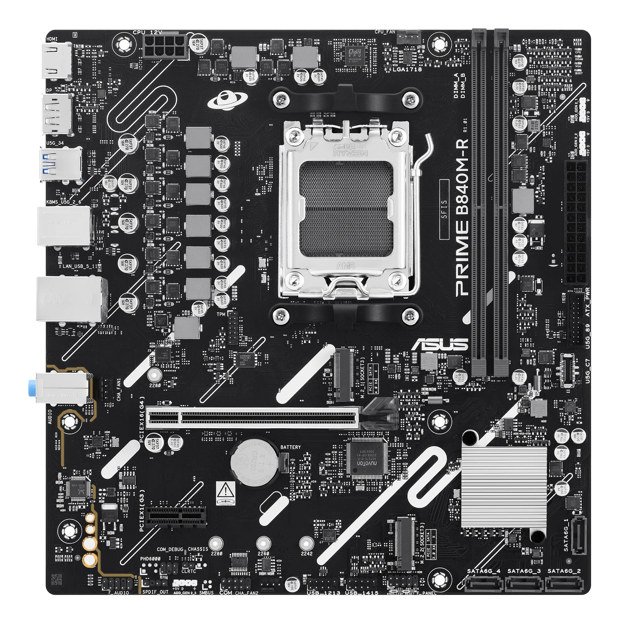 ASUS PRIME B840M-R AMD B840 Socket AM5 micro ATX