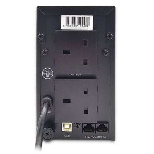 VIDA Armour 650VA uninterruptible power supply (UPS) Line-Interactive 0.65 kVA 390 W 2 AC outlet(s) - Image 3