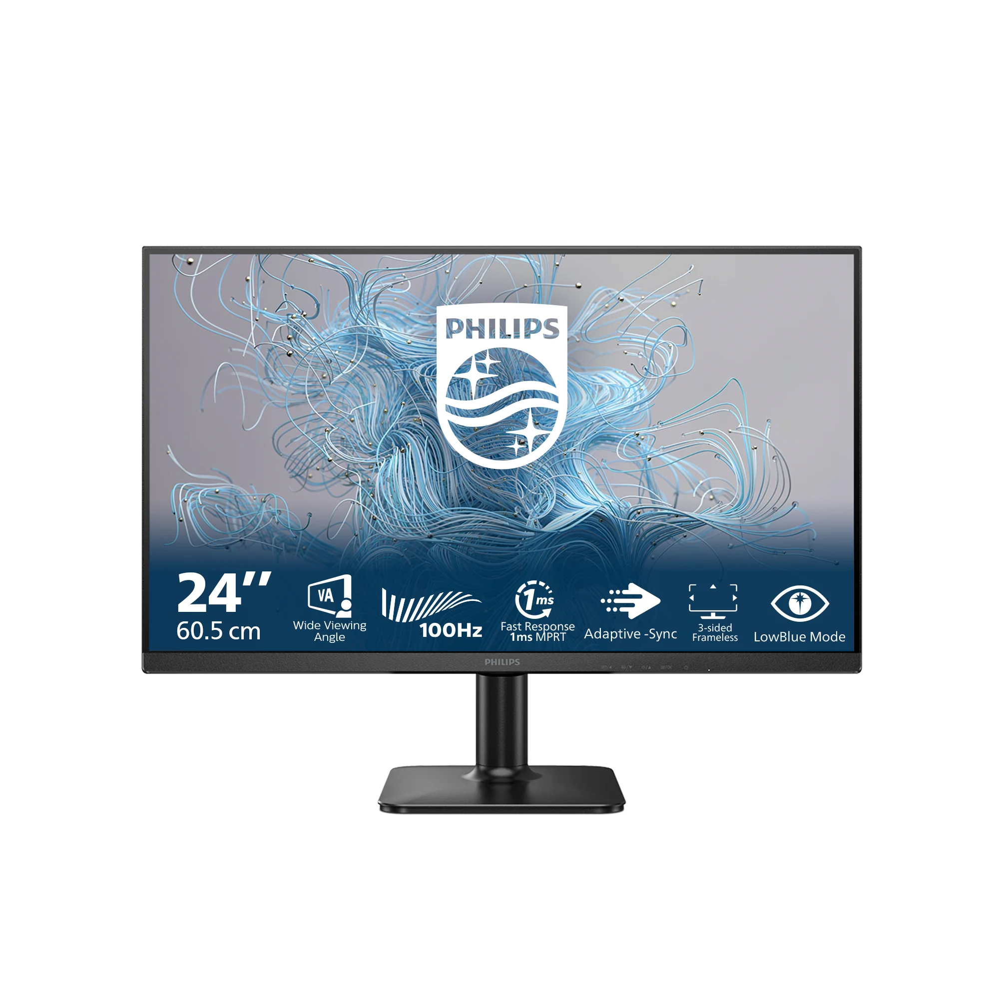 Philips 1000 series 24E2N1100LB/00 computer monitor 60.5 cm (23.8") 1920 x 1080 pixels Full HD LCD Black - Image 2