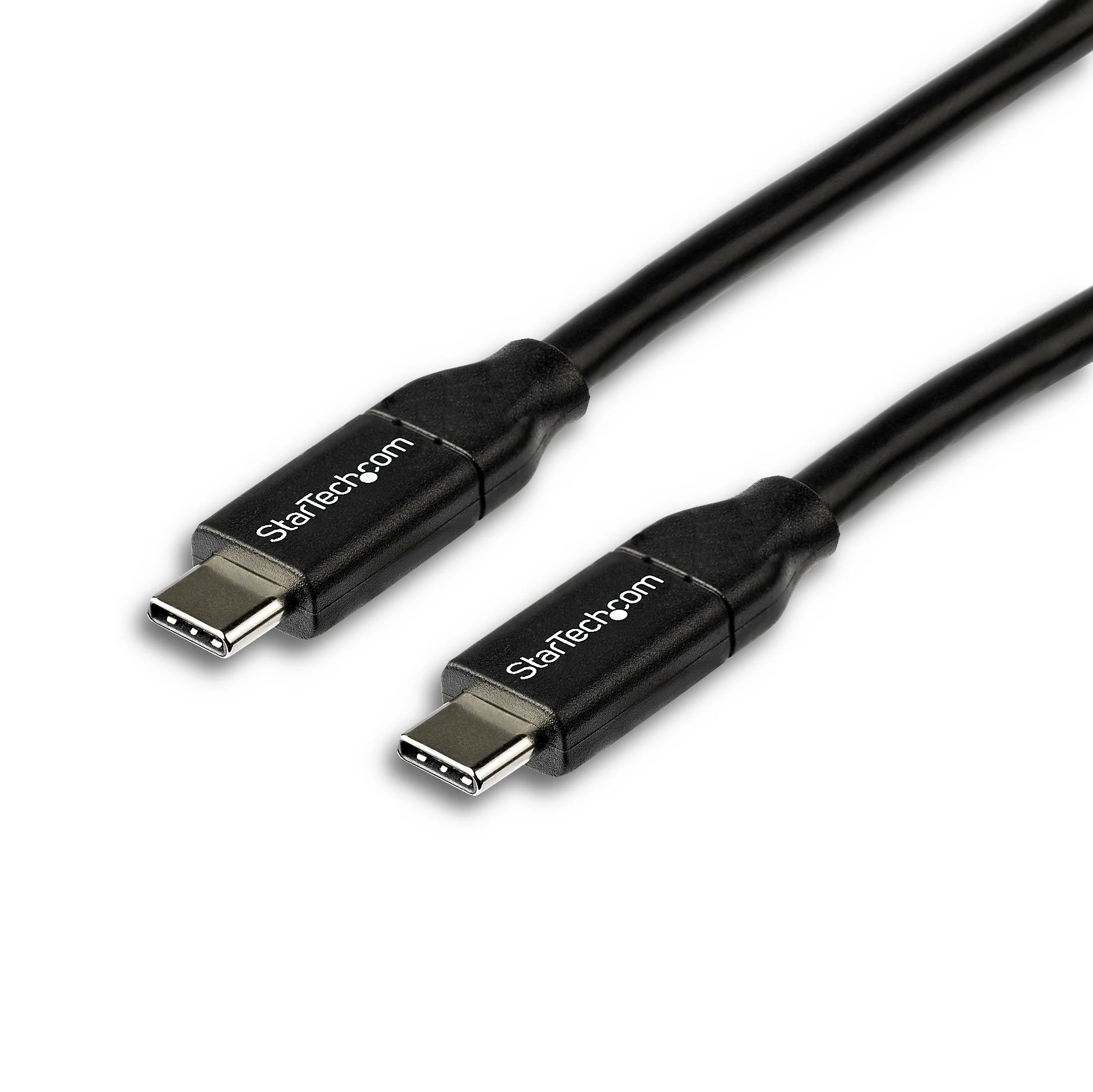 StarTech.com 6.6ft (2m) USB-C Fast Charging Cable, Charge & Sync, 100W (5A) PD, USB 2.0, USB-IF Certified - Black USB C