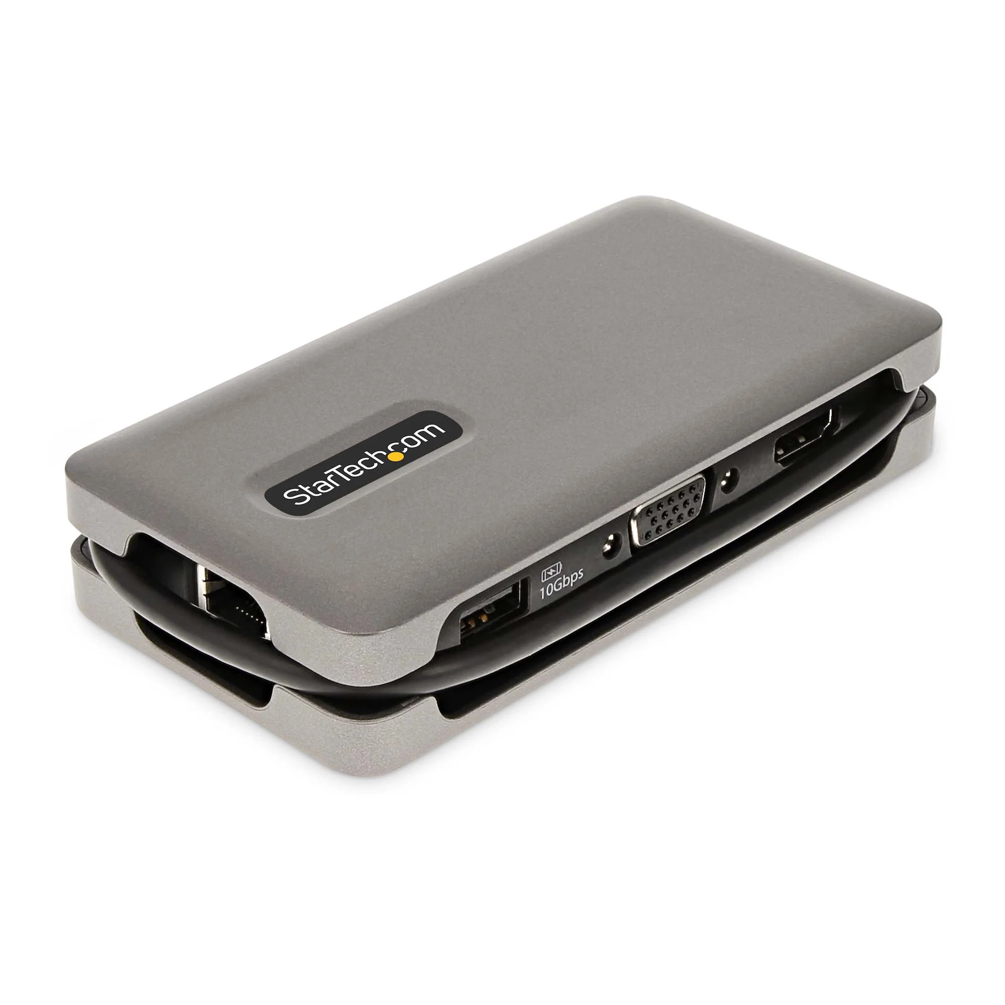 StarTech.com USB-C Multiport Adapter - HDMI/VGA - 4K 60Hz - 3-Port USB Hub - 100W Power Delivery Pass-Through - GbE - Tr - Image 3