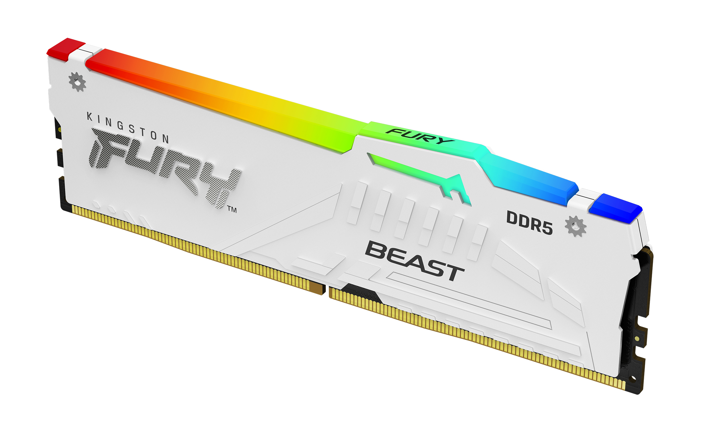 Kingston Technology FURY Beast 64GB 6000MT/s DDR5 CL36 DIMM (Kit of 2) White RGB EXPO - Image 2