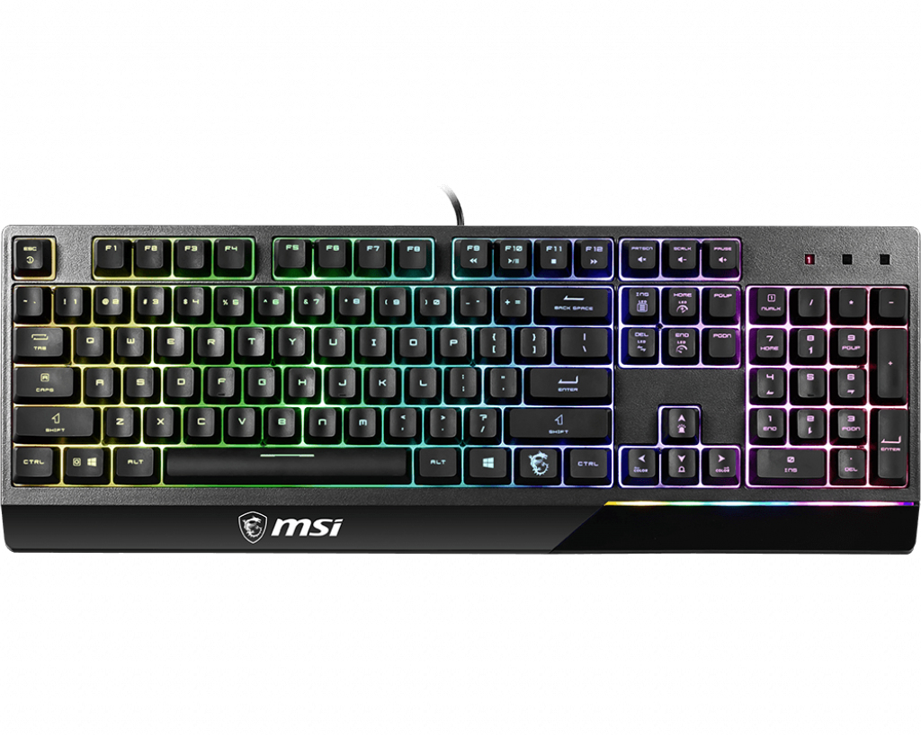 MSI VIGOR GK30 RGB MEMchanical Gaming Keyboard ' UK Layout, MECH. Membrane switches, 6-Zone RGB Lighting, RGB Mystic Lig - Image 2