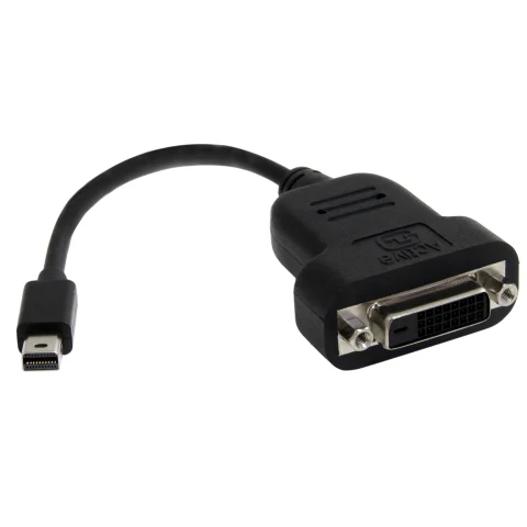StarTech.com Mini DisplayPort to DVI Adapter - Active Mini DisplayPort to DVI-D Adapter Converter - 1080p Video - mDP or