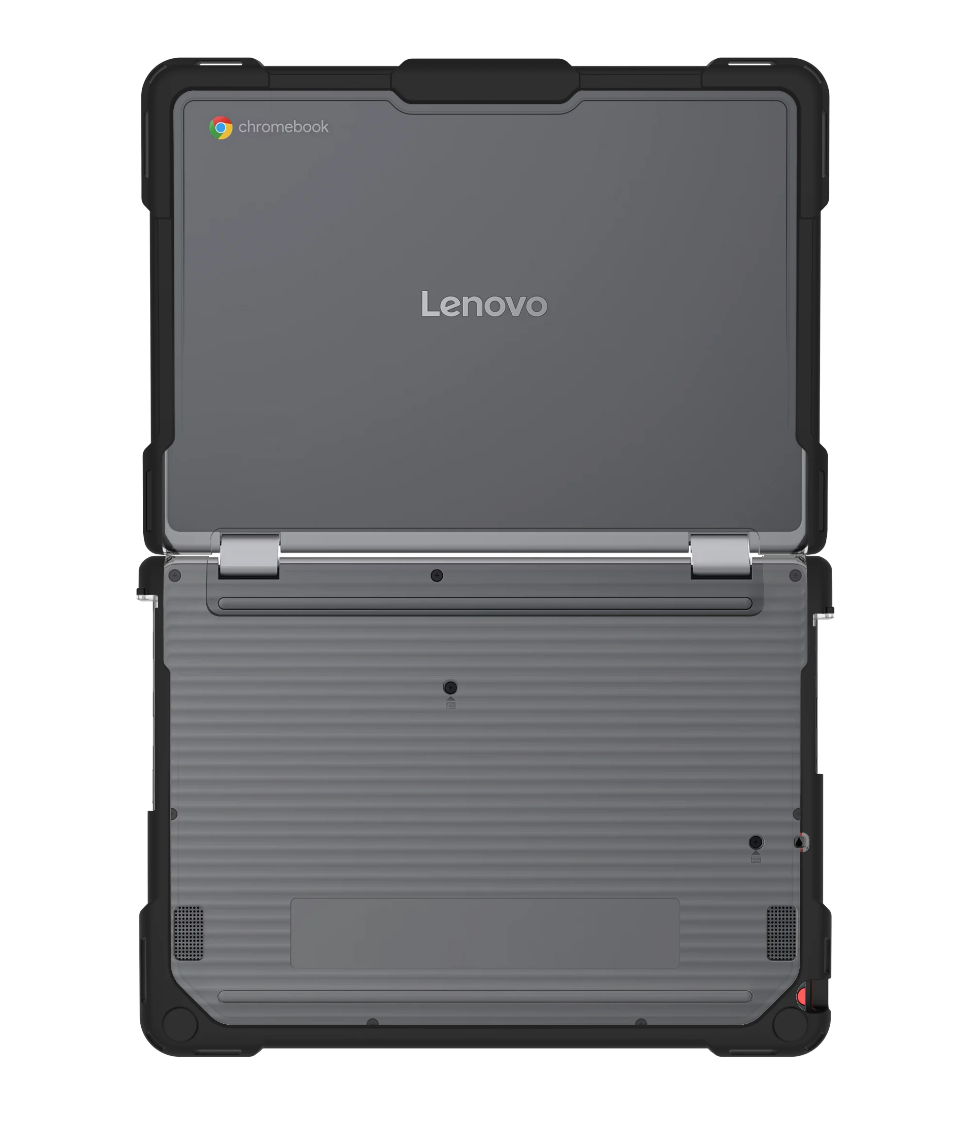 Techair TACHS031 Protective Hard Shell case for Lenovo 500e 5th Gen, 11.6-12.2 black/clear