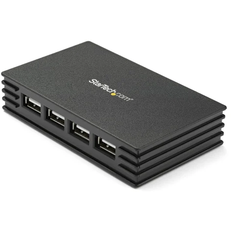 StarTech.com 4 Port Black USB 2.0 Hub - TAA