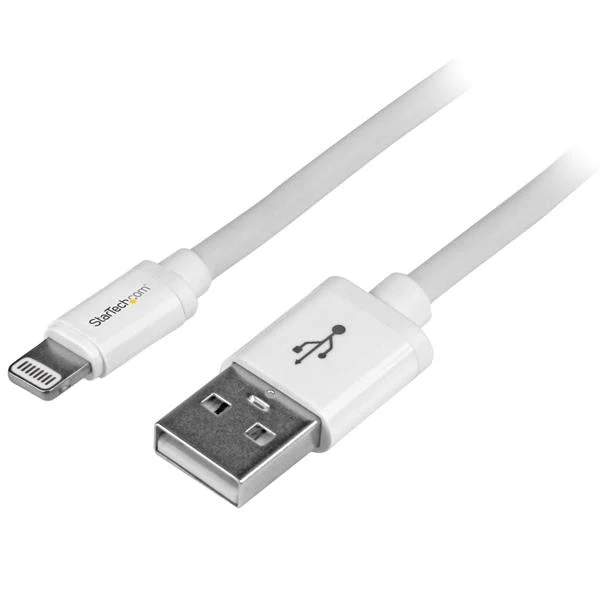 StarTech.com 2 m (6 ft.) USB to Lightning Cable - Long iPhone / iPad / iPod Charger Cable - Lightning to USB Cable - App - Image 2