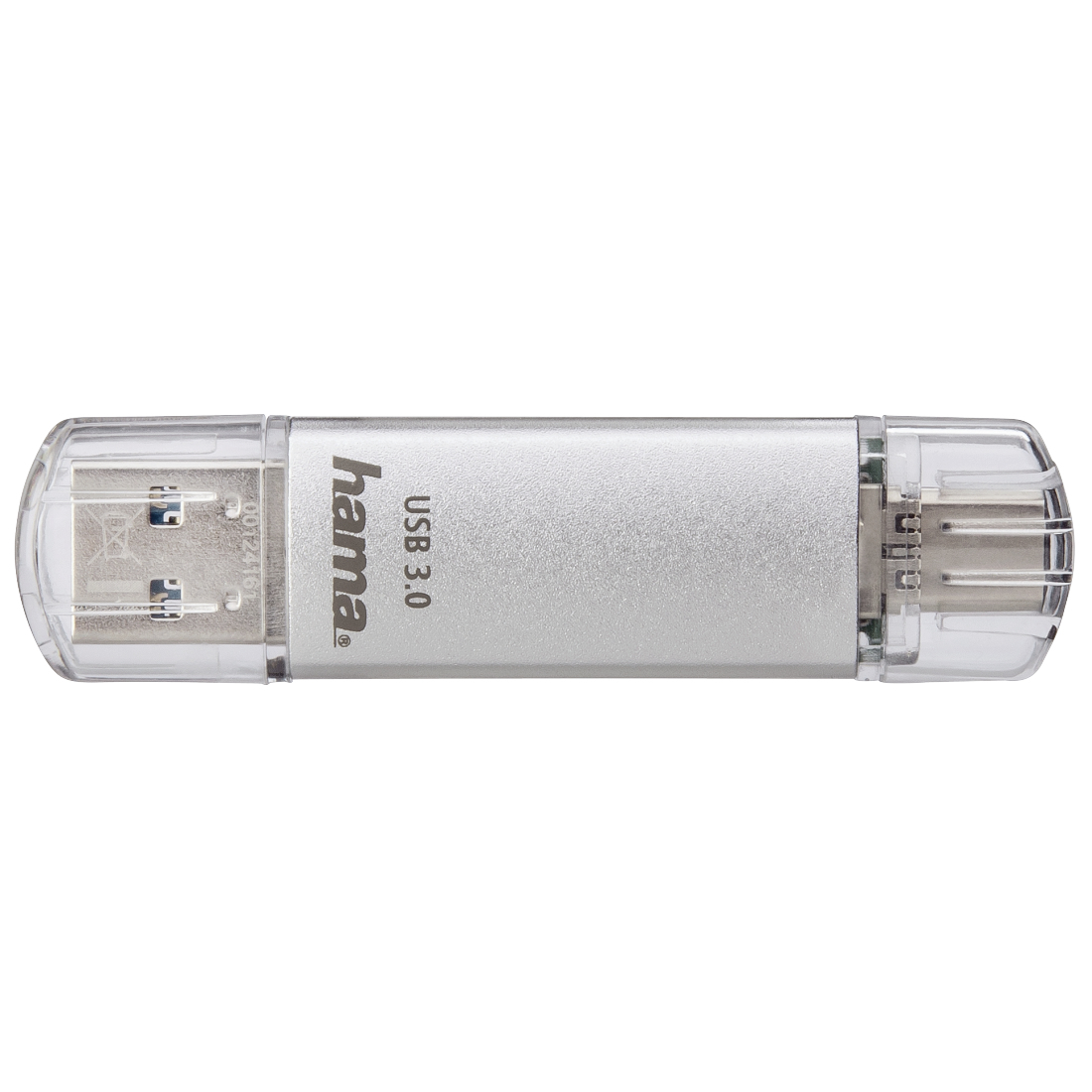 Hama C-Laeta USB flash drive 256 GB USB Type-A / USB Type-C 3.2 Gen 1 (3.1 Gen 1) Silver - Image 3