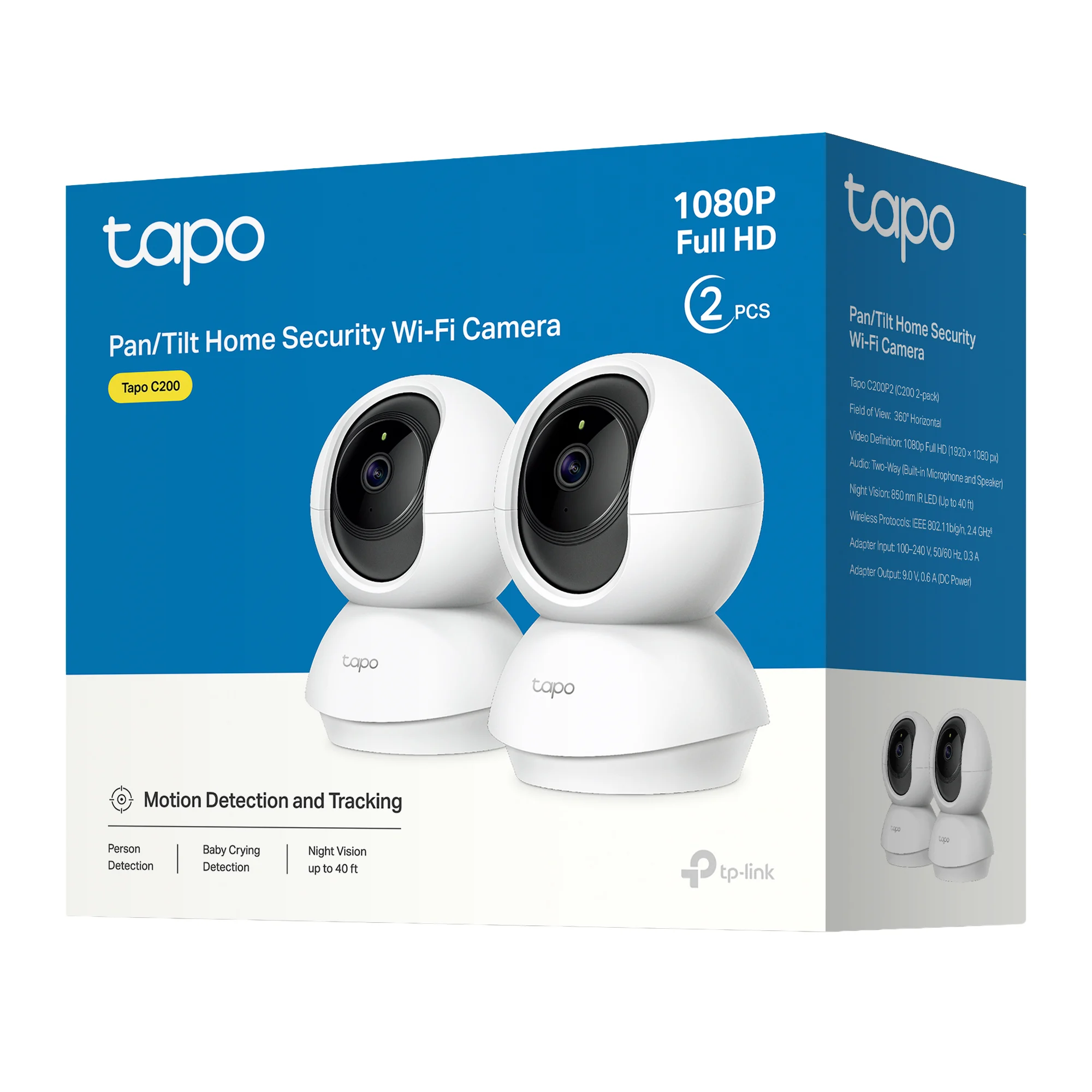 TP-Link Tapo Pan/Tilt Home Security Wi-Fi Camera - Image 2
