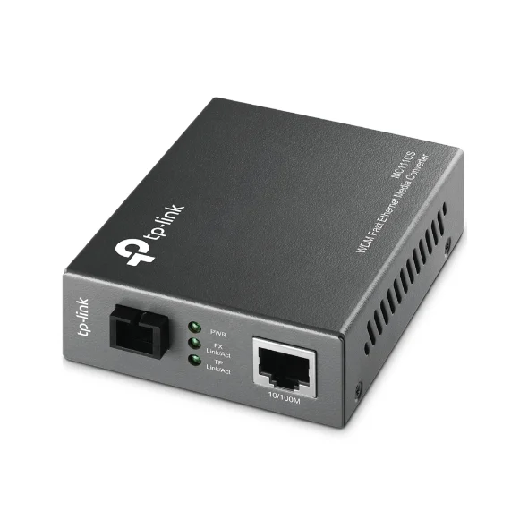 TP-Link Omada MC111CS network media converter 100 Mbit/s Single-mode Black