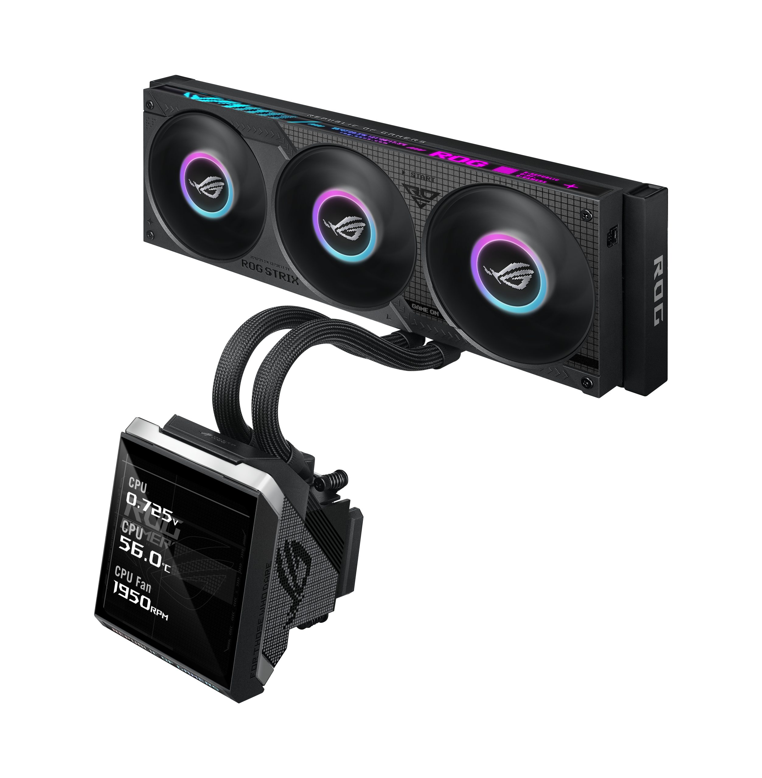 ASUS ROG Strix SLC IV 360 ARGB LCD Processor All-in-one liquid cooler 12 cm Black 1 pc(s) - Image 3