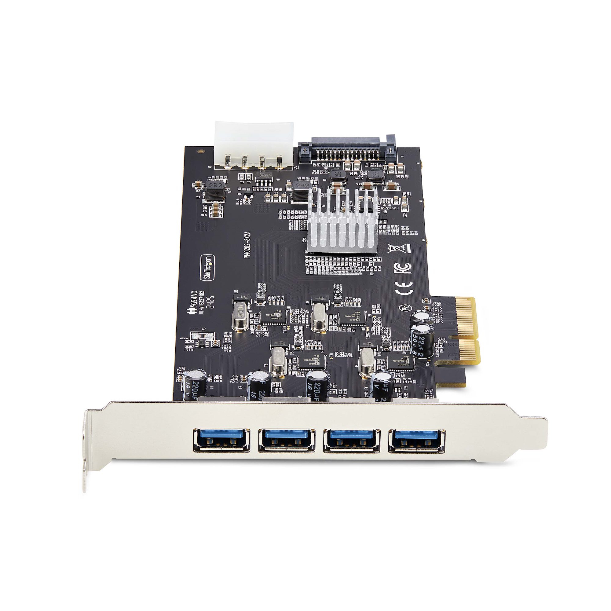 StarTech.com 4-Port USB PCIe Card, USB 3.2 5Gbps, PCI Express Expansion Card with 4x Independent USB Controllers, 4x USB - Image 3