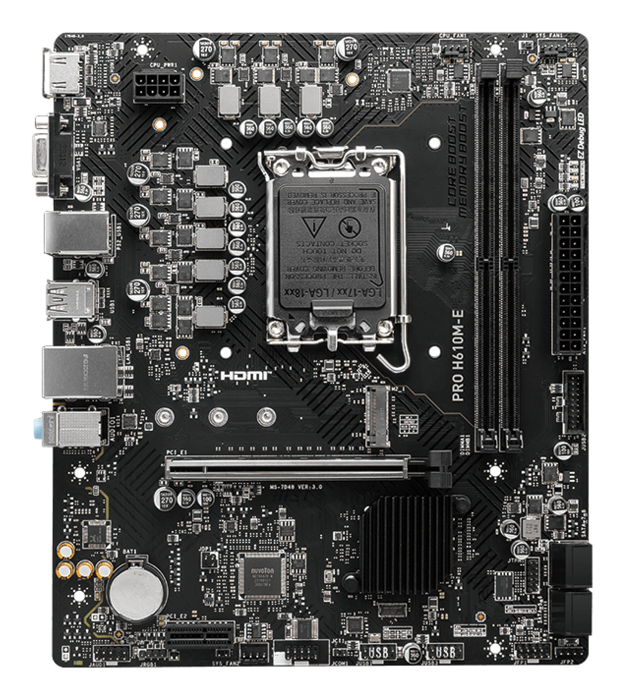 MSI PRO H610M-E motherboard Intel H610 LGA 1700 micro ATX - Image 2