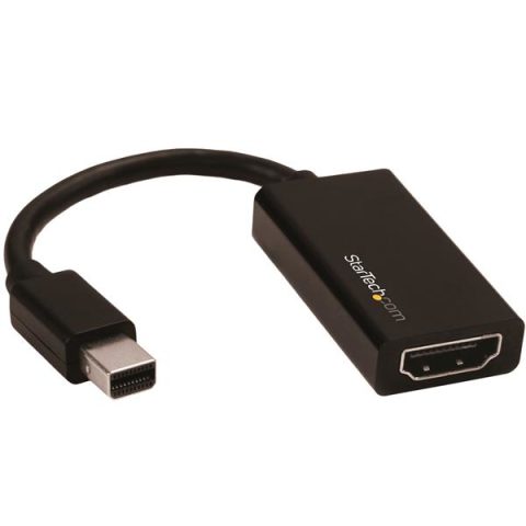 StarTech.com Mini DisplayPort to HDMI Adapter - Active mDP 1.4 to HDMI 2.0 Video Converter - 4K 60Hz - Mini DP or Thunde