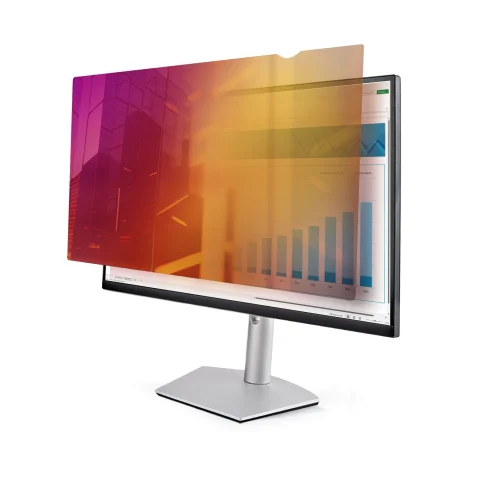 StarTech.com 27-inch 16:9 Gold Monitor Privacy Screen, Reversible Filter w/Enhanced Privacy, Glossy Computer Security Fi
